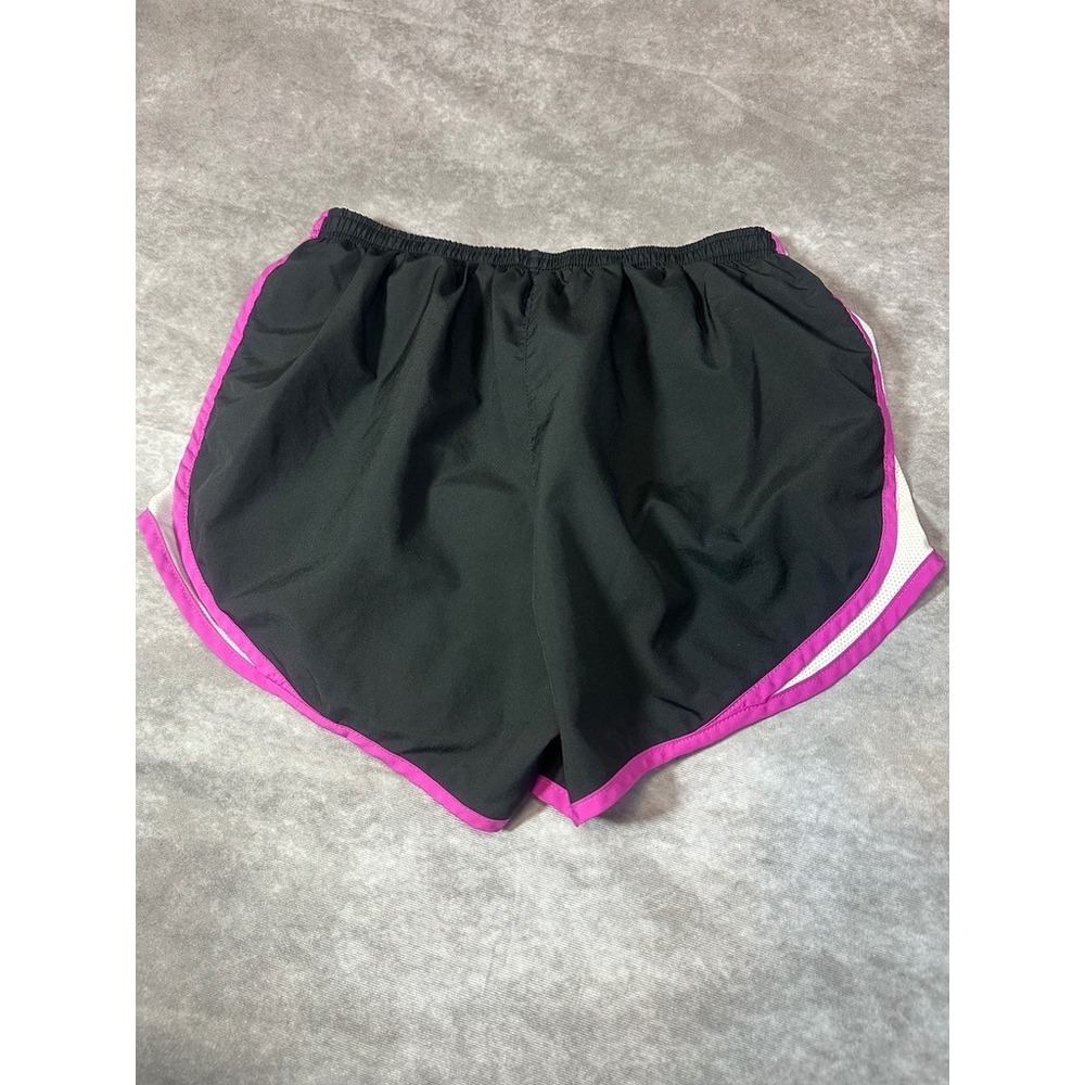 Nike Tempo Running Shorts Womens Medium Black Pink White Athletic Gym Workout - Picture 8 of 8